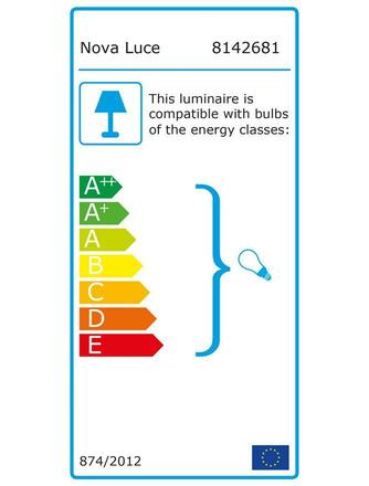 NOVA LUCE závěsné svítidlo BLAZE měďené sklo a černý kov E27 3x12W 230V IP20 bez žárovky 8142681