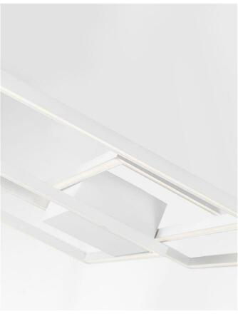 Nova Luce Moderní přisazené LED svítidlo Bilbao v několika variantách - 42 W LED, 2650 lm, 560 x 560 x 85 mm NV 8160161