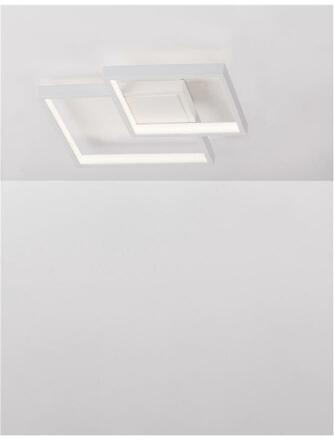 Nova Luce Moderní přisazené LED svítidlo Bilbao v několika variantách - 25 W LED, 1600 lm, 460 x 460 x 65 mm NV 8160162