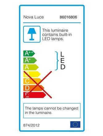 Nova Luce Elegantní závěsné LED svítidlo Vegas v luxusním zlatavém designu - 30 W LED, 1650 lm, pr. 850 mm NV 86016806