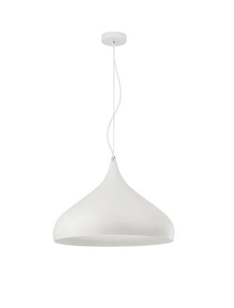 NOVA LUCE závěsné svítidlo BENICIO bílý kov bílý kabel E27 1x12W 230V IP20 bez žárovky 8809102