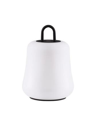 NOVA LUCE venkovní stolní lampa JIGRA černý hliník a akryl LED 2W 3000K 3,7V 339st. IP54 vypínač na těle / USB kabel 9002877