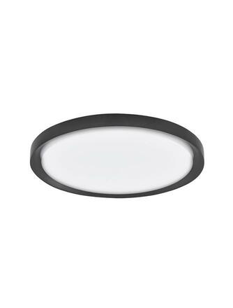 NOVA LUCE stropní svítidlo TROY kov a akrylový difuzor matná černá zvenku matná bílá uvnitř LED 50W 230V 3000K IP20 stmívatelné 9053594