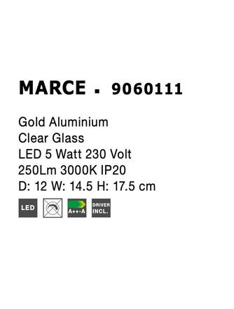 Nova Luce Luxusní LED lampička Marce NV 9060111