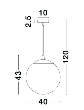 NOVA LUCE závěsné svítidlo LAZIONE kouřové sklo s přechodem chromovaný hliník E27 1x12W 230V IP20 bez žárovky 9080400