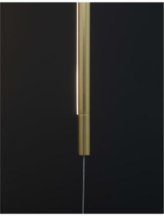 NOVA LUCE závěsné svítidlo ELETTRA mosazný zlatý hliník LED 20W 230V 3000K IP20 9088106