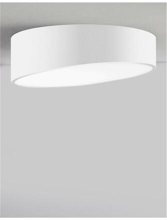 NOVA LUCE stropní svítidlo MAGGIO bílý hliník matný bílý akrylový difuzor LED 60W 230V 3000K IP20 9111362