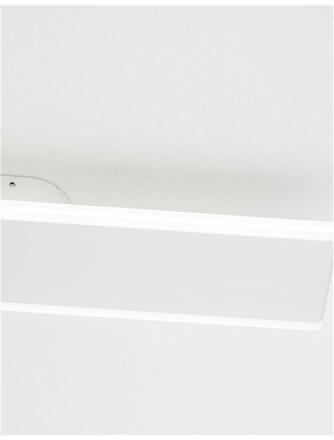 NOVA LUCE nástěnné svítidlo LINE bílý hliník a akryl LED 2x12W 230V 3000K IP20 9115912