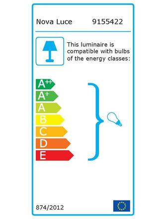 NOVA LUCE bodové svítidlo SION bílý kov bílý kabel E14 2x5W 230V IP20 bez žárovky 9155422