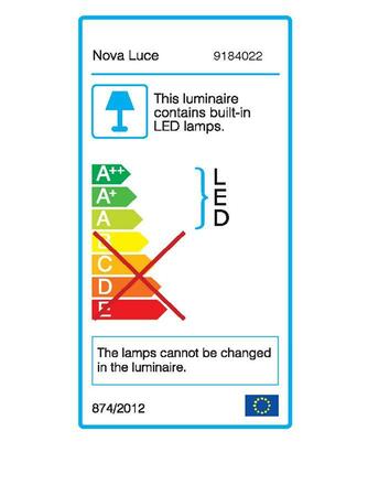 Nova Luce LED osvětlení Ultrathin nad konferenční stolek - 3 W, 180 lm, černá NV 9184022