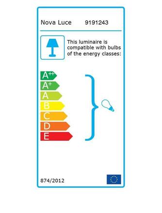 NOVA LUCE závěsné svítidlo LONI matný černý kov tmavě modré sklo E27 1x12W 230V IP20 bez žárovky 9191243