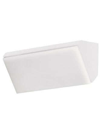 NOVA LUCE venkovní nástěnné svítidlo KEEN bílý hliník akrylový difuzor LED 12W 3000K 220-240V 108st. IP65 9270028