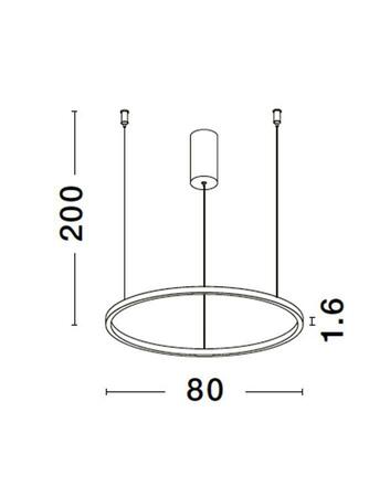 NOVA LUCE závěsné svítidlo TARQUIN broušený zlatý hliník a akryl LED 48W 230V 3000K IP20 stmívatelné 9345606