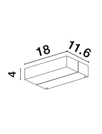 NOVA LUCE venkovní nástěnné svítidlo ZIRI antracitový hliník a čiré sklo LED 10W 3000K 220-240V 96st. IP65 9492570