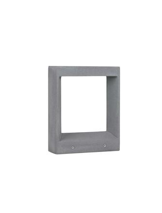 NOVA LUCE venkovní sloupkové svítidlo CAIRO šedý beton skleněný difuzor LED 8W 3000K 120-230V IP65 9540217