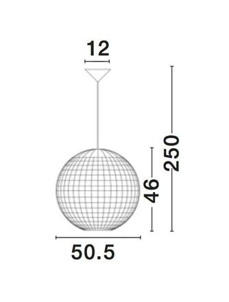 NOVA LUCE závěsné svítidlo GRIFFIN železo a vodní hyacint, přírodní barva 1x12W E27 9587122