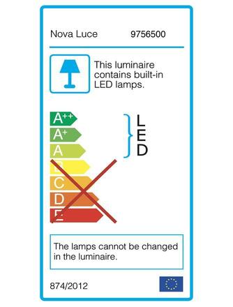 Nova Luce Venkovní moderní lampa PAX - LED 9 W, 500x120x135 mm NV 9756500