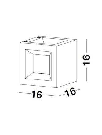 NOVA LUCE venkovní nástěnné svítidlo CASTRO bílý pískovec a akryl E27 1x12W bez žárovky 100-240V IP65 9762162