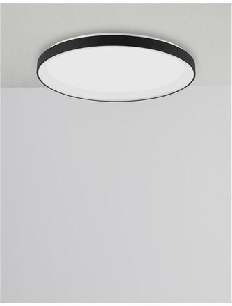 NOVA LUCE stropní svítidlo PERTINO bílý hliník a akryl LED 30W 230V 3000K IP20 stmívatelné 9853672