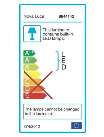 NOVA LUCE venkovní zapuštěné svítidlo do zdi JOYA černý hliník LED 3W 3000K 100-240V 19st. IP65 9944142