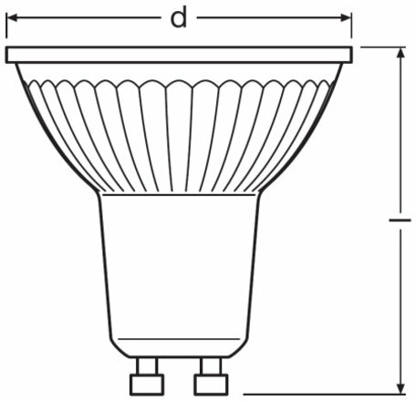 OSRAM PARATHOM DIM  PAR16 80 dim 120d 8.3W/930 GU10