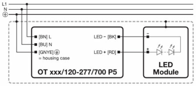 LEDVANCE OT 180/120-277/700 P5 4052899259027