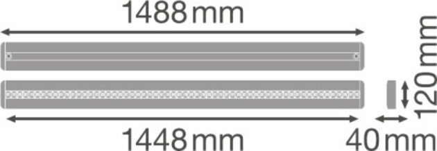 LEDVANCE LN INDV D 1500 48 W 3000 K 4058075109681