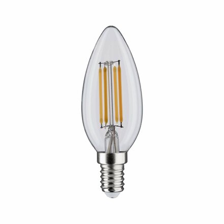 PAULMANN LED svíčka 4,5 W E14 čirá teplá bílá 286.11 P 28611