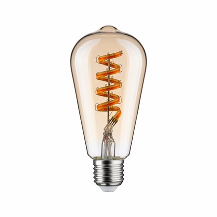 PAULMANN Filament 230V Smart Home Zigbee 3.0 LED žárovka ST64 E27 6,3W RGBW+ stmívatelné zlatá