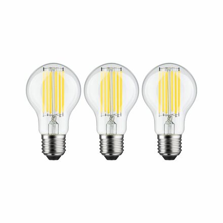 PAULMANN Eco-Line Filament 230V LED žárovka E27 3ks-sada 5W 3000K čirá