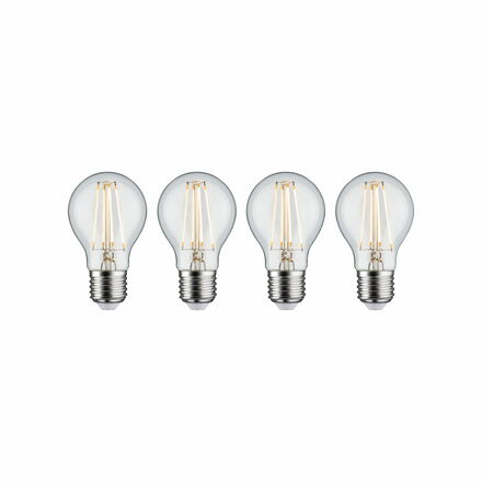 PAULMANN Set 3-krokové-stmívatelné LED žárovka E27 230V 4x8W 2700K stmívatelné čirá