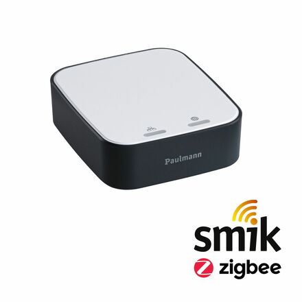 PAULMANN Startovací sada Zigbee 3.0 Smart Home smik Gateway dálkový ovladač + LED závěsné svítidlo Aptare 2700K 18W bílá/antracit stmívatelné