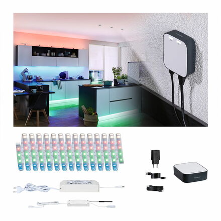 PAULMANN MaxLED 500 startovací sada Smart Home smik Gateway + LED Strip RGBW základní sada