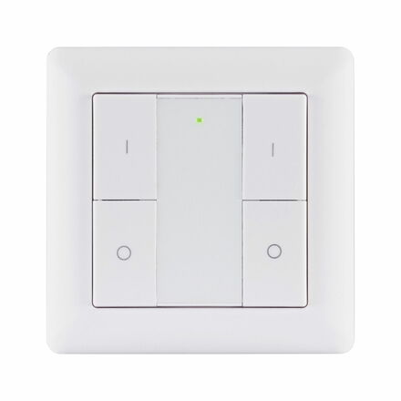 PAULMANN Startovací sada Smart Home smik Gateway nástěnný ovladač + LED vestavné svítidlo Nova Plus Coin základní sada výklopné RGBW