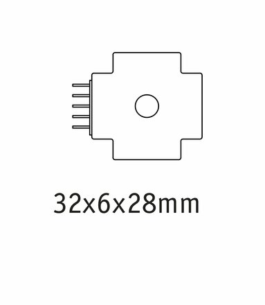 Paulmann MaxLED X-spojka Bílá 706.17 P 70617