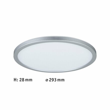 PAULMANN LED Panel Atria Shine kruhové 293mm 2000lm 4000K matný chrom