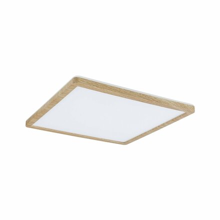 PAULMANN LED Panel Atria Shine Backlight IP44 hranaté 293x293mm 16W 3000K design dřevo 710.30