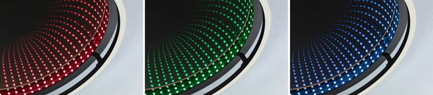PAULMANN LED nástěnné/stropní svítidlo Spaceglow One RGB+ 230V 34,5W stmívatelné černá mat