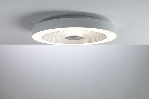 PAULMANN LED stropní svítidlo Volea IP44 3000K / 230V 4 / 18,5W stmívatelné bílá/stříbrná