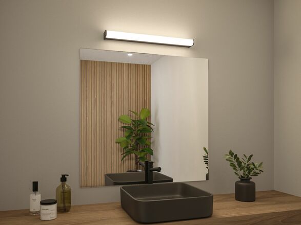 PAULMANN Selection Bathroom LED nástěnné svítidlo Arneb IP44 3000K 230V 12,5W černá