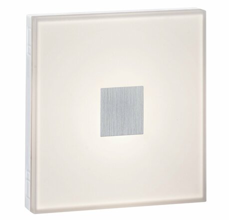 PAULMANN LumiTiles LED dlaždice čtvercová IP44 100x10mm 12V 0,75W stmívatelné 2700K bílá umělá hmota/hliník