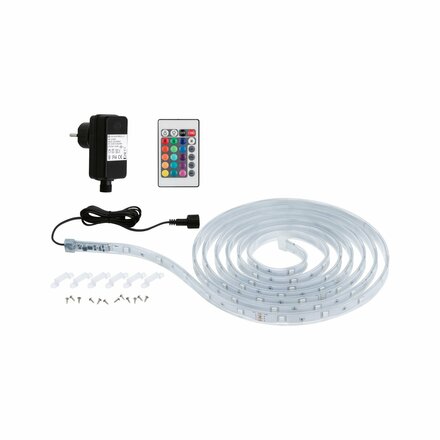 PAULMANN SimpLED LED Strip Venkovní základní sada 3m IP44 8,5W 24LEDs/m RGB