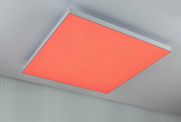 PAULMANN LED Panel Velora Rainbow dynamicRGBW hranaté 595x595mm 3520lm RGBW bílá