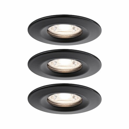 PAULMANN LED vestavné svítidlo Nova Mini Coin základní sada nevýklopné 66mm Coin 3x4W 230V 2700K