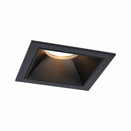 PAULMANN LED vestavné svítidlo 3-krokové-stmívatelné Cole Coin základní sada IP44 hranaté 88x88mm Coin 3x6W 230V stmívatelné 2700K černá