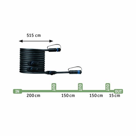 Paulmann Plug&Shine základní sada zápich Sting IP67 3000K 3x6W stmívatelné 936.96 P 93696