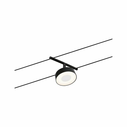 PAULMANN LED lankový systém Circle spot 5W 3000K 12V černá mat/chrom