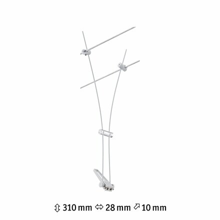 PAULMANN Lankový systém Comet spot GU5,3 max. 50W 12V bílá mat