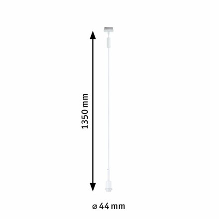 PAULMANN URail závěs DecoSystems Basic E14 max. 20W 230V bílá