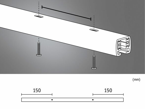 PAULMANN URail lišta 50 cm 230V bílá